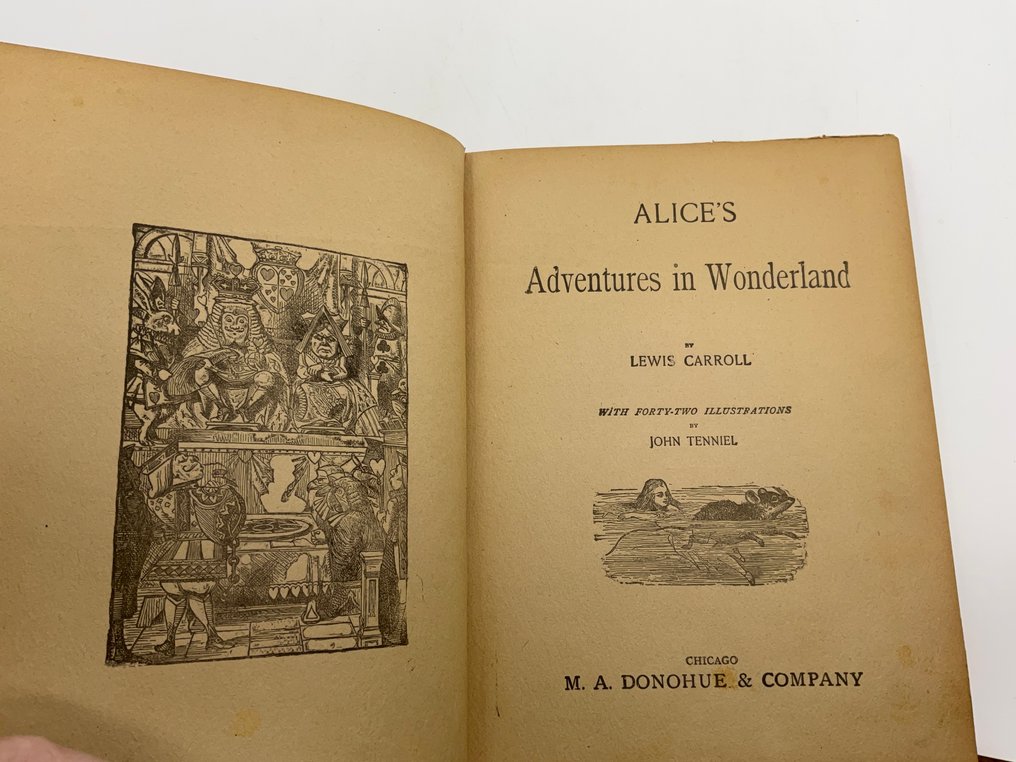 Lewis Carroll - Alice's Adventures in Wonderland (rare design) - 1890 #1.0