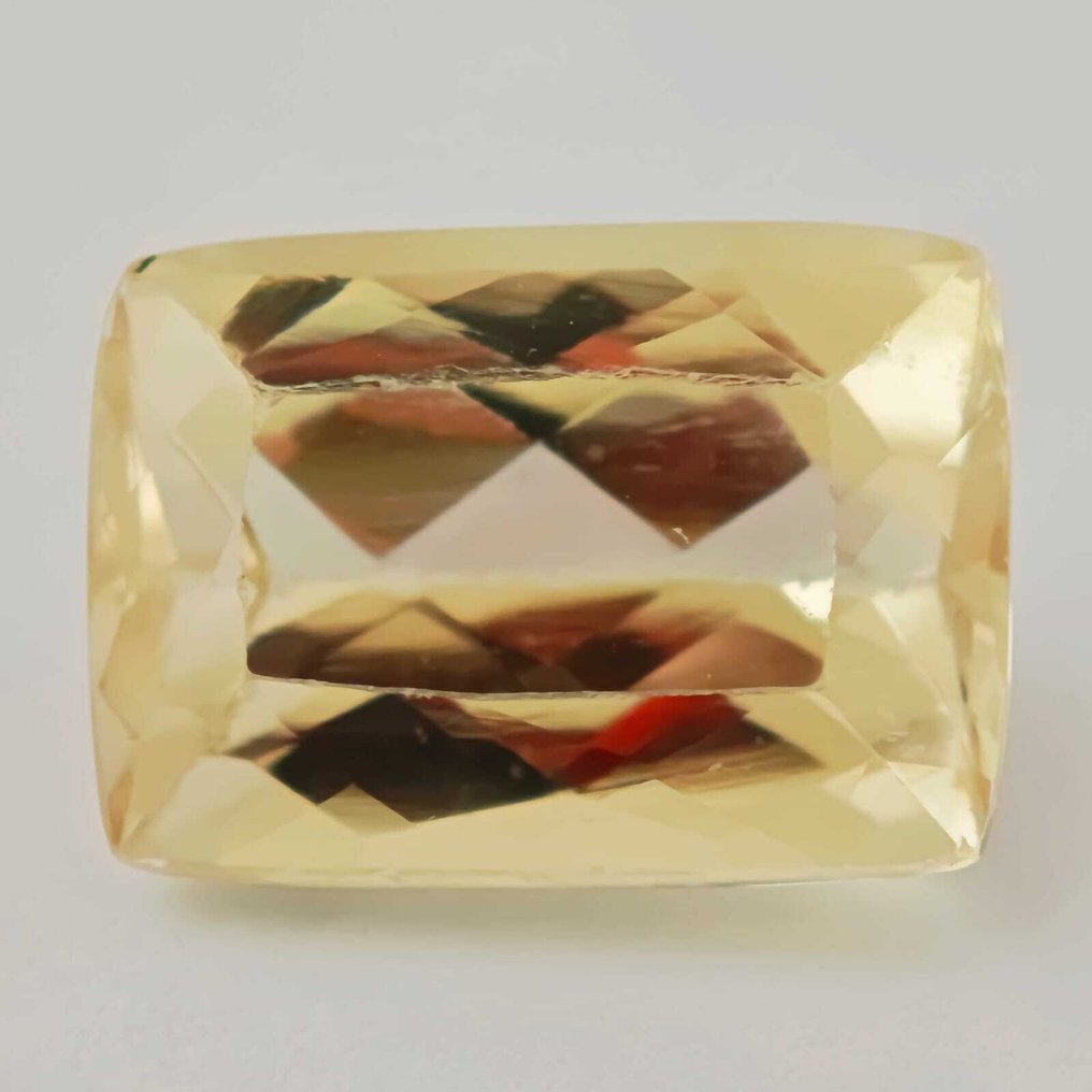 Ingen reservasjonspris Spodumene  - 18.74 ct - Antwerpen laboratorium for edelsten testing (ALGT) - Lys gul spodumen #1.0