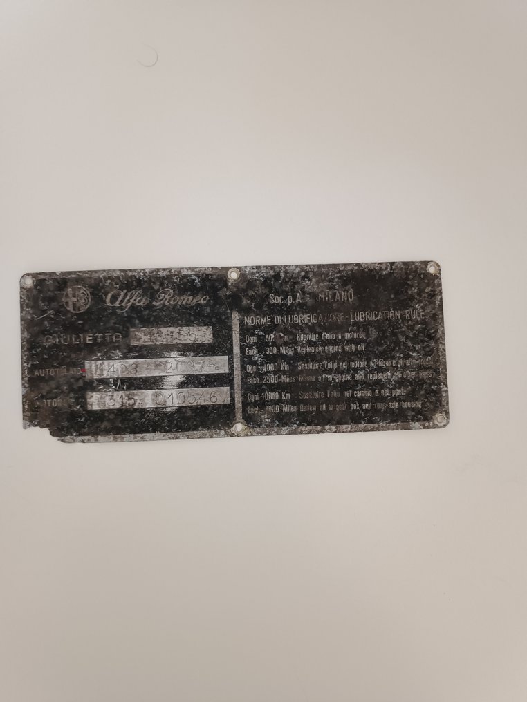 汽车文件 - Alfa Romeo - 1959 #1.0