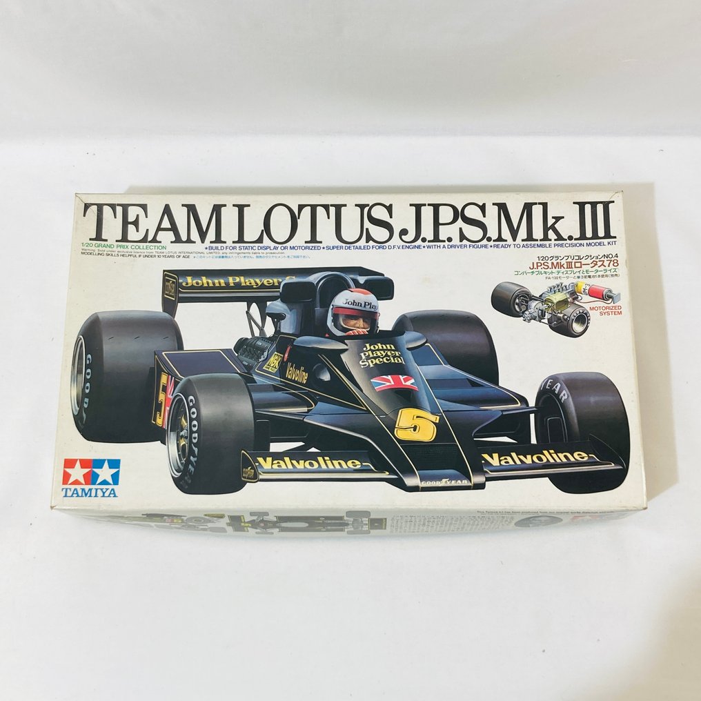 Tamiya 1:20 - Modelsæt - Lotus JPS Mk. III - 1004 Vintage 1978s Første Udgave #1.0