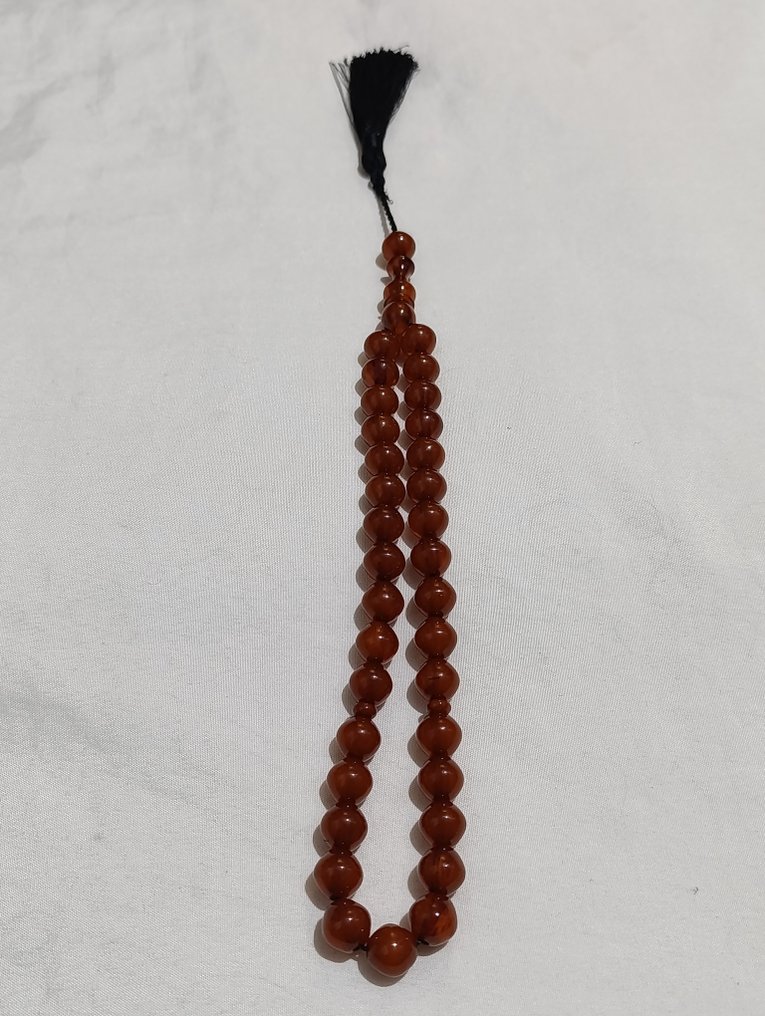 Ροζάριο - Κεχριμπάρι - 1970-1980 - Σπάνια Κομποσκοίνια Προσευχής #1.0