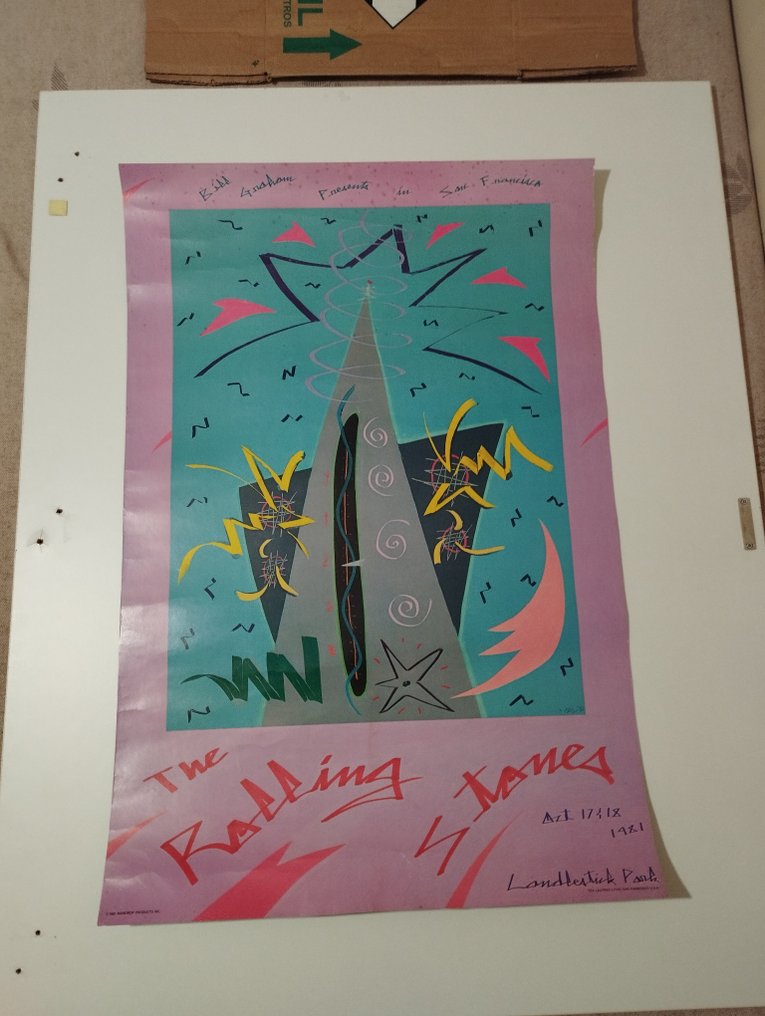 Rolling Stones - American Tour 1981 Litho, San Francisco #1.0