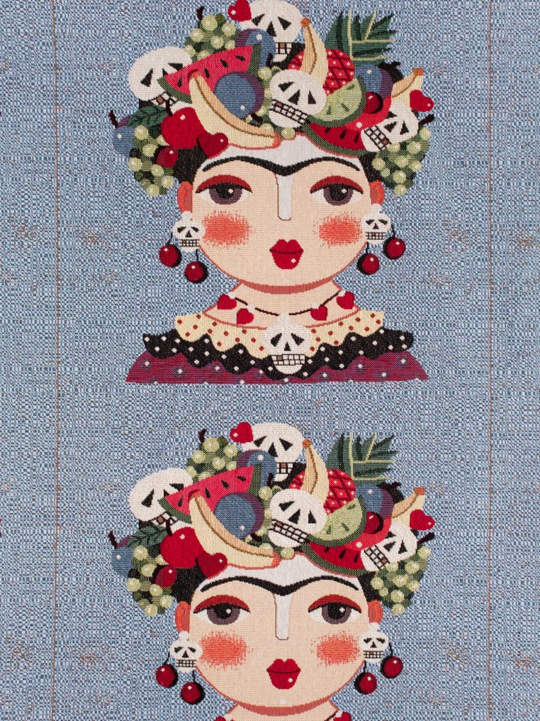 弗里达·卡洛 - 波普艺术 - 高级哥布林织物 - 室内装潢面料 - 2.8 m - 2.8 m #4.3