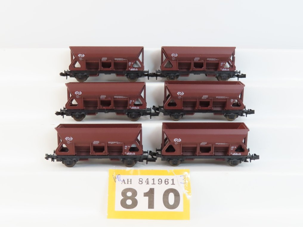 Roco N - o.a. 02330 - Carrozza merci di modellini di treni (5) - 5x sotto/auto-sollers a 2 posti - NS #2.1