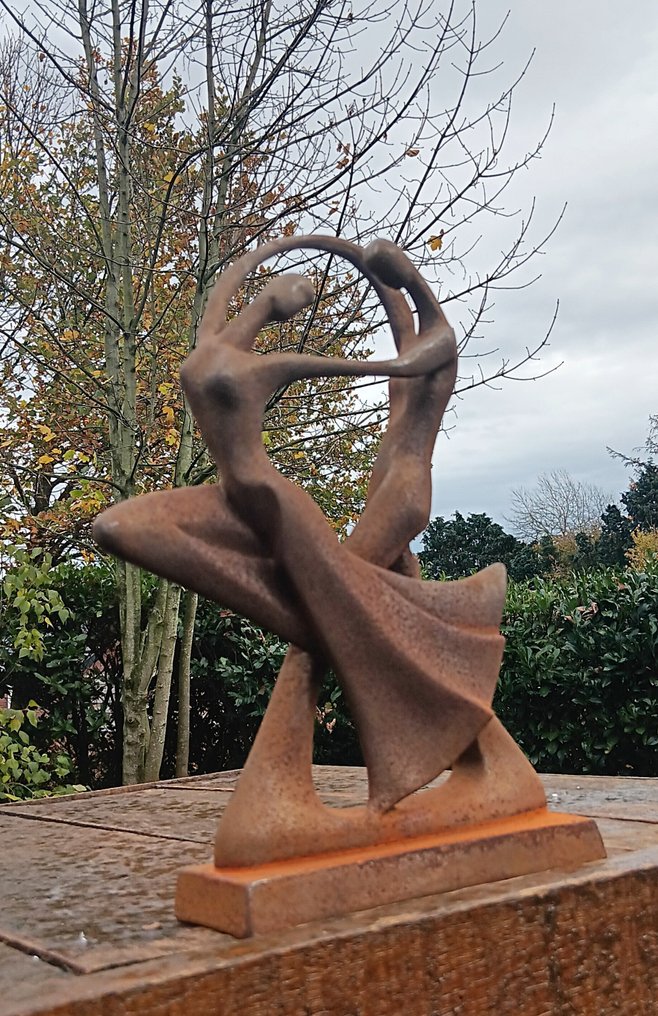 Γλυπτό, Dansend paar - 30 cm - χυτοσίδηρος - 2025 #4.3