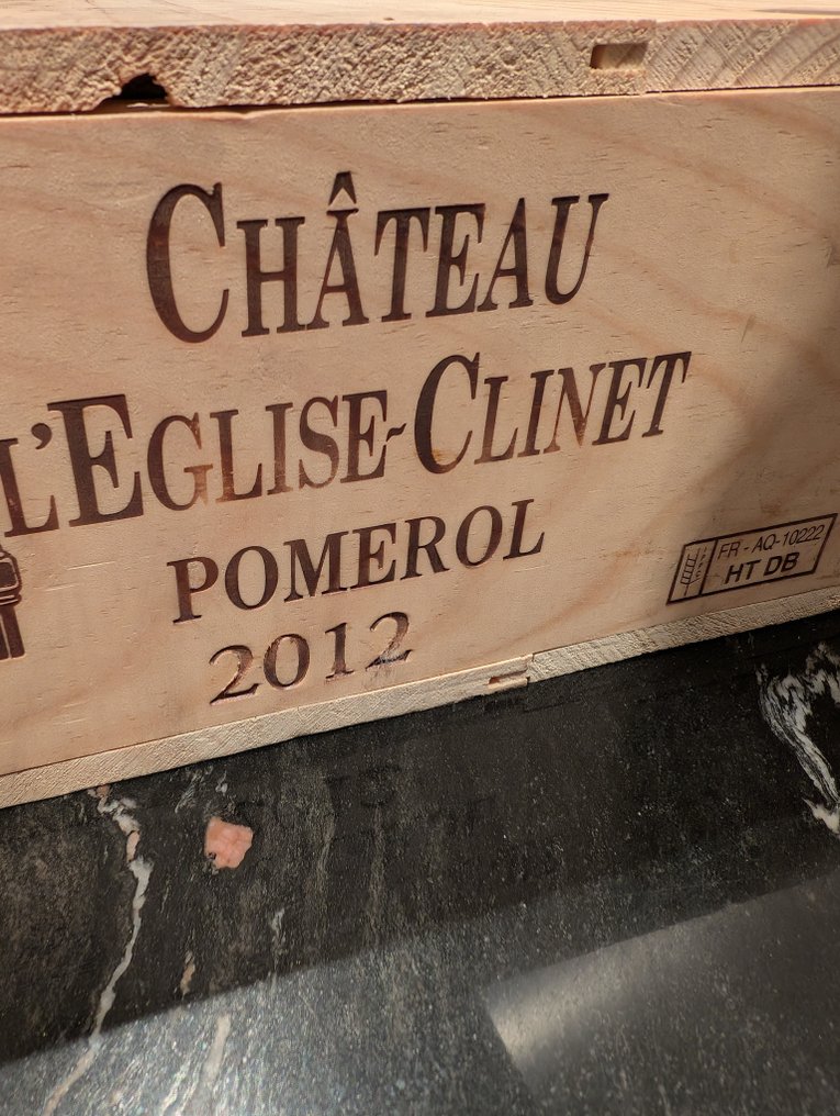 2012 Chateau l'Eglise Clinet - Pomerol - 6 Bottles (0.75L) #1.0