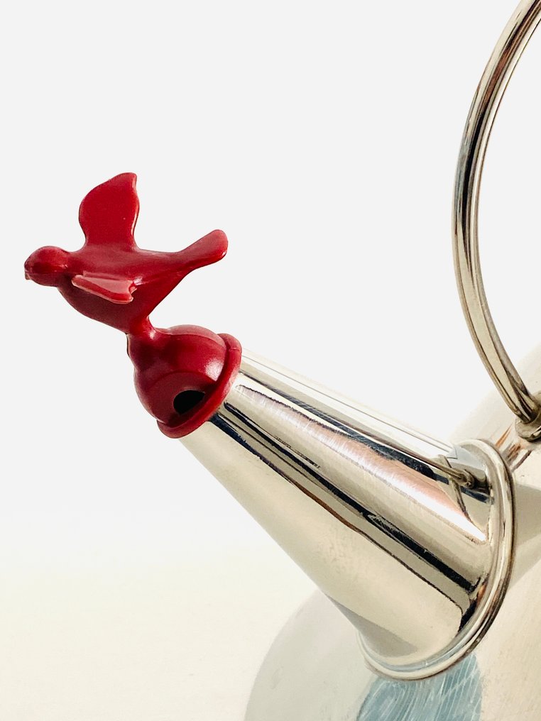 Alessi - Michael Graves - Bollitore - Modello 9093 - Acciaio, Resina Termoplastica - BIRD #1.0