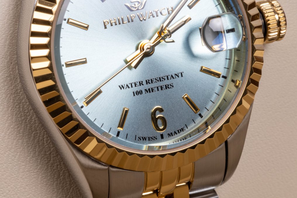 Philip Watch - Caribe Urban - Date - ICE blue - Swiss Made - 31 mm - FREE SHIPPING - 女士 - 2025 #3.2