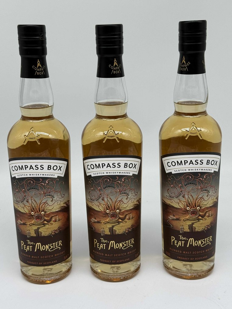 Compass Box The Peat Monster  - 70cl - 3 bottles #1.0