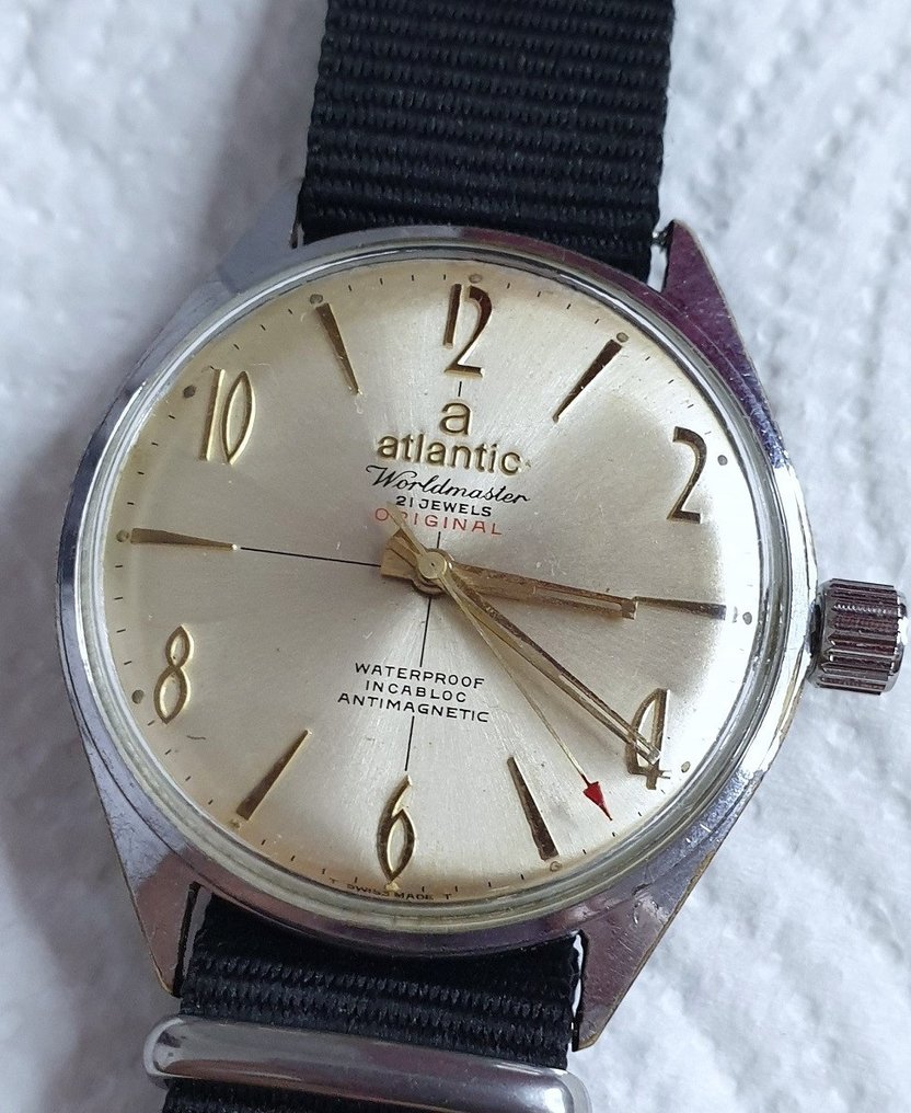 Atlantic Worldmaster BigCrown - (Wehrmachtswerk) - Ingen mindstepris - Mænd - 1960-1969 #4.3