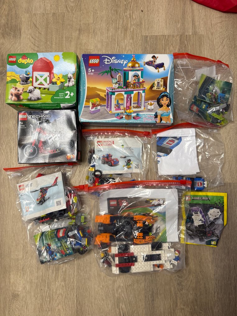 LEGO Set - Duplo, Disney, Technic, Marvel, City, Minecraft, Speed Champions - LEGO Konvolut – verschiedene Sets (Disney, Duplo, Technic, Marvel, Minecraft u.a.) – teils ohne #1.0