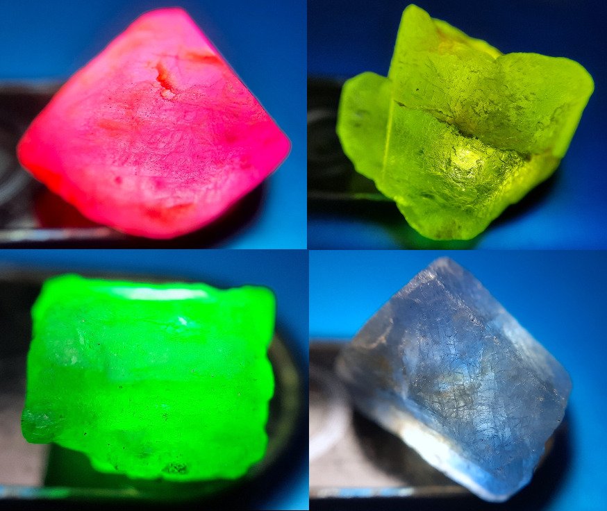 41.5 ct - POKER GEMS - Natural Emerald, Ruby, Sapphire, Peridot - Rough- 8.3 g #1.0