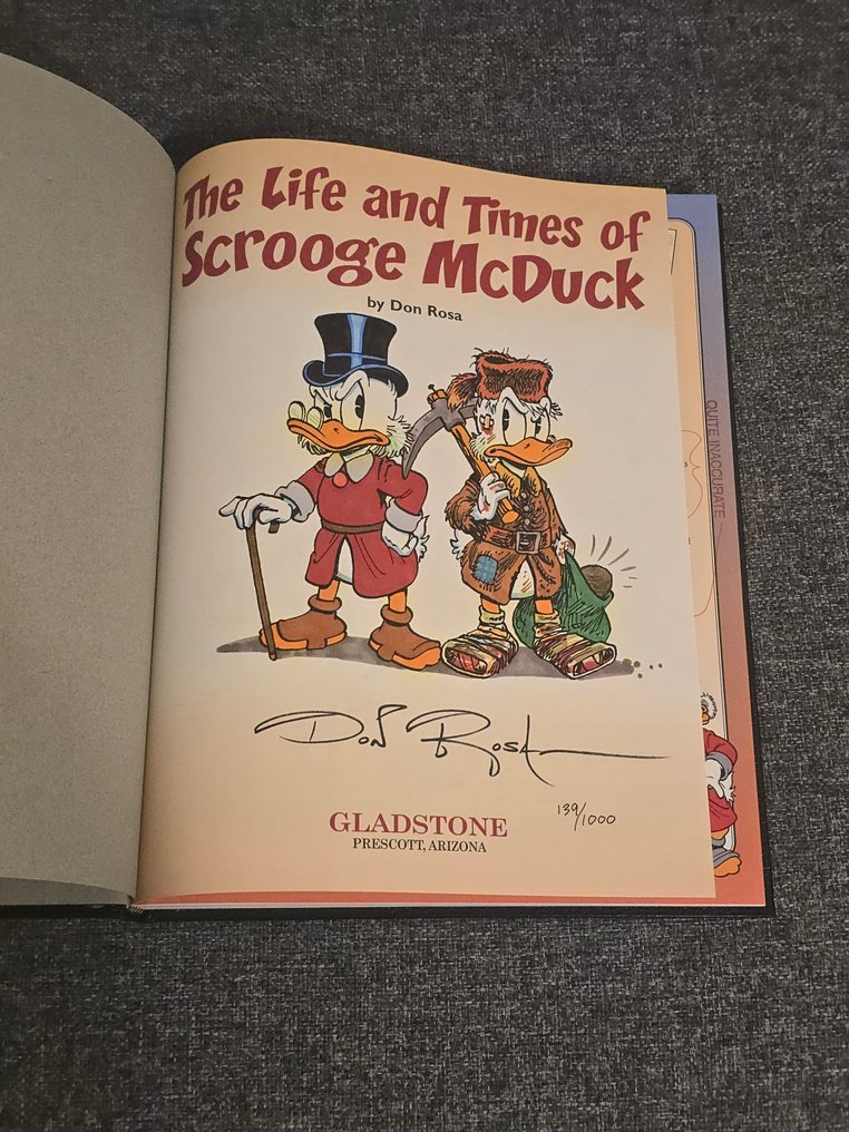 Don Rosa - 1 Original colour drawing - The Life and Times of Scrooge McDuck #1.0