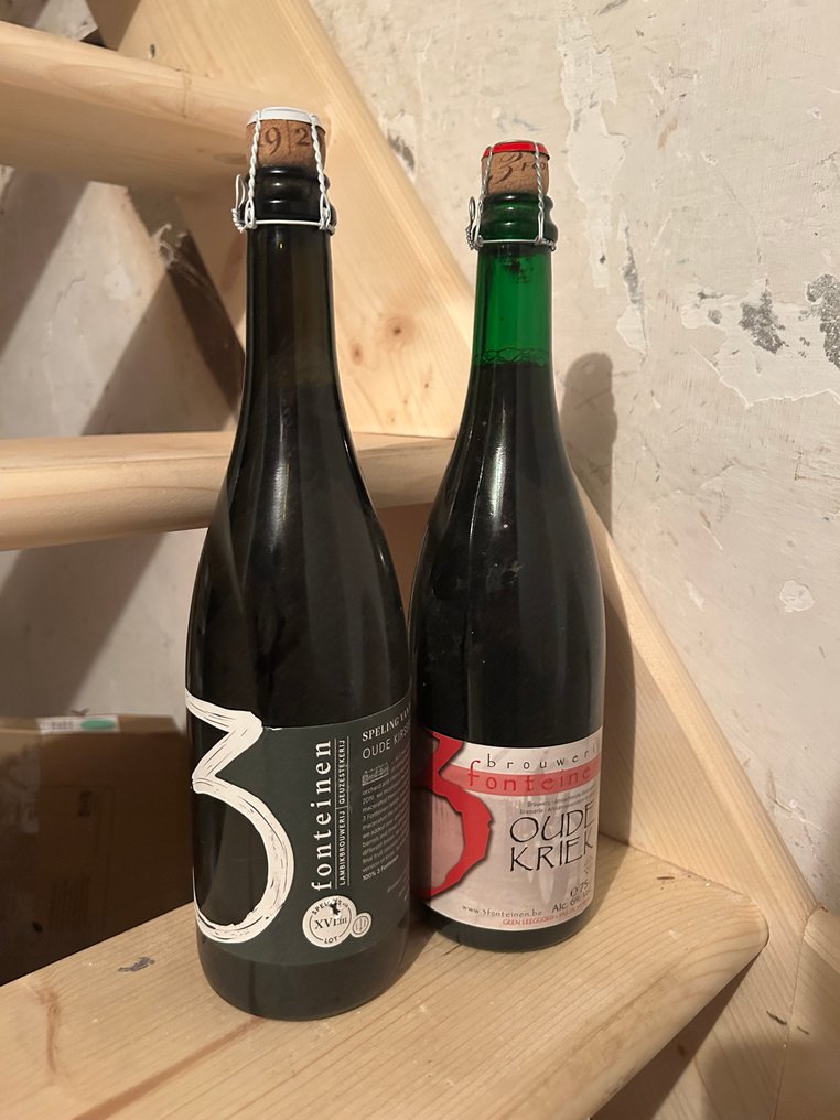 3 Fonteinen - Oude Kriek 2016 批次标签与拼写错误的 Oude Kirsebaer - 75厘升 - 2 瓶 #1.0