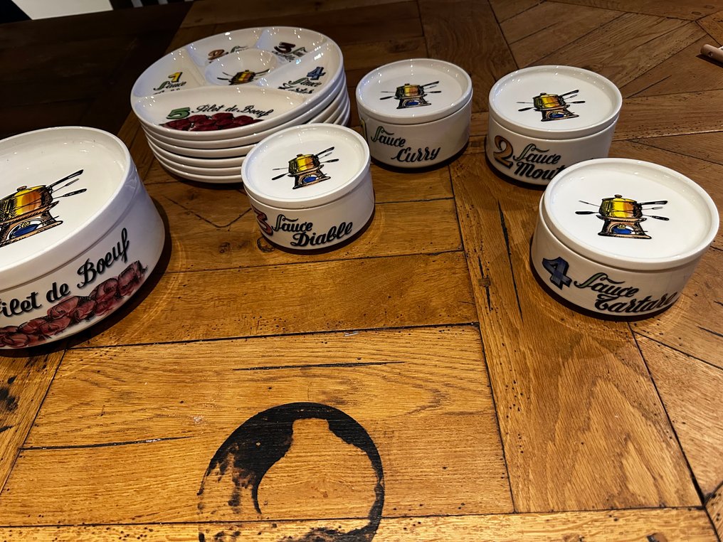 Gien - Πιάτο σερβιρίσματος (11) - Πήλινο - Βόλτα σε φόντου #1.0