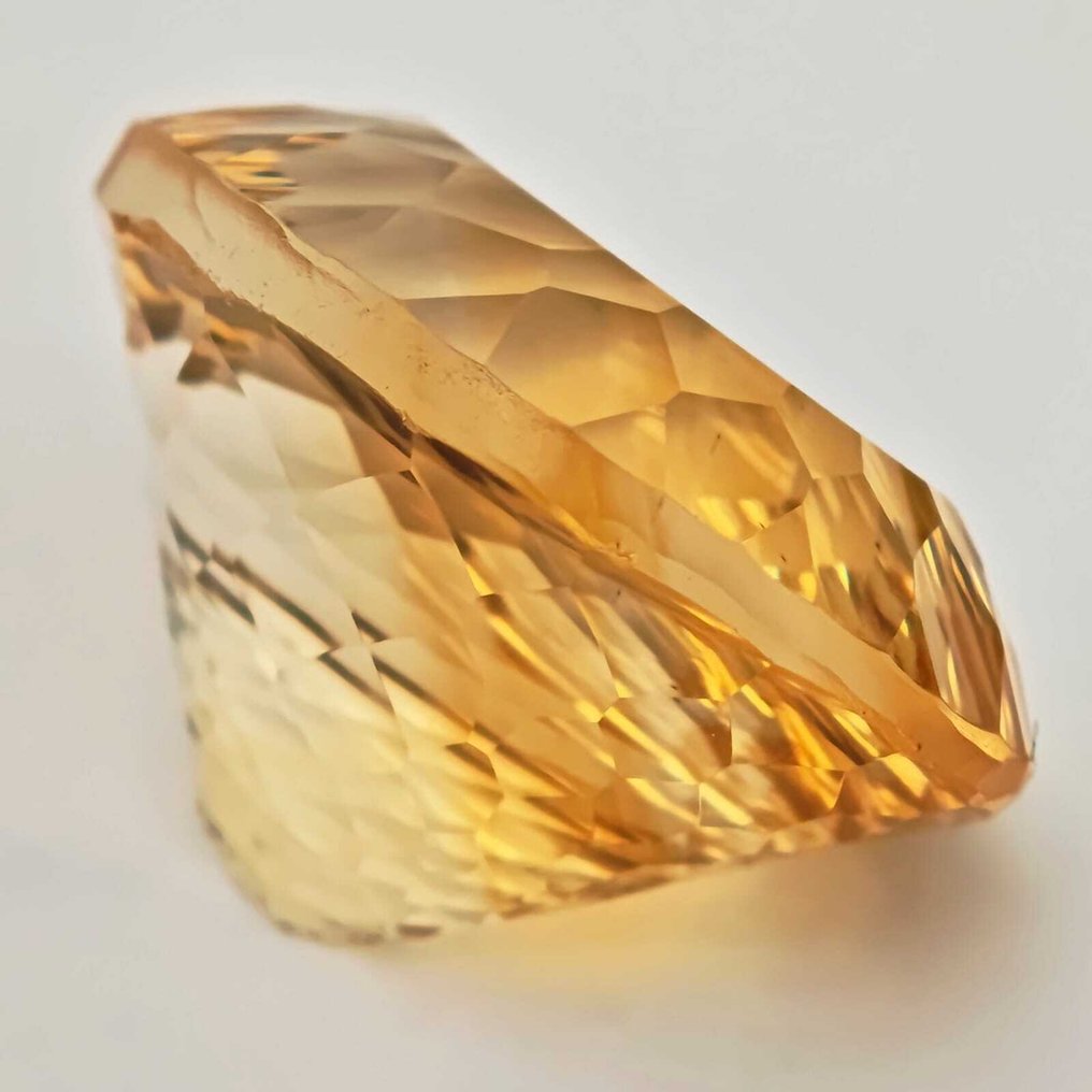 No Reserve Price Citrine - 38.99 ct - Antwerp Laboratory for Gemstone Testing (ALGT) - Orangy Yellow Citrine #3.2