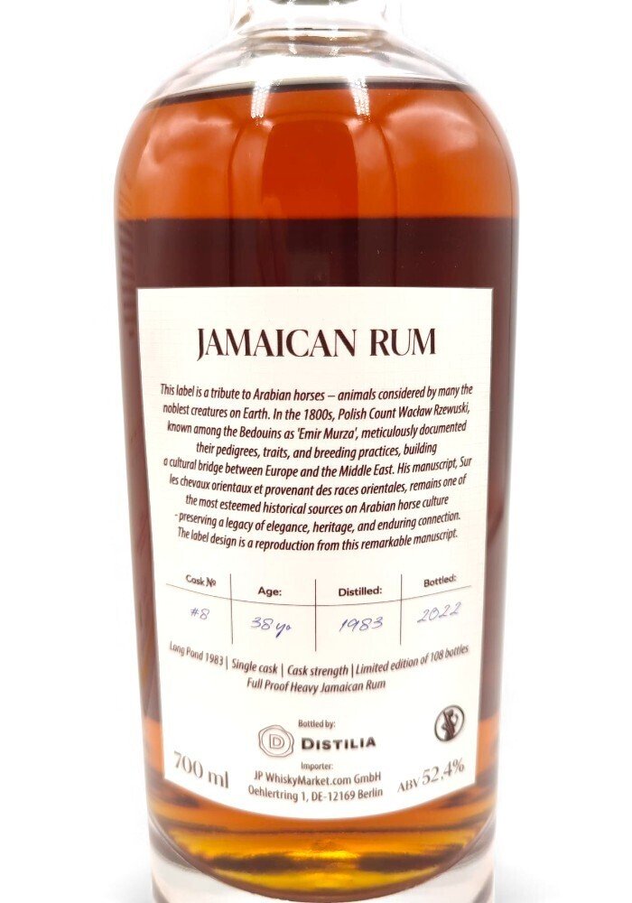 Long Pond 1983 38 years old Distilia - Sketches of the Past - Horses - b. 2022 - 700ml #2.1