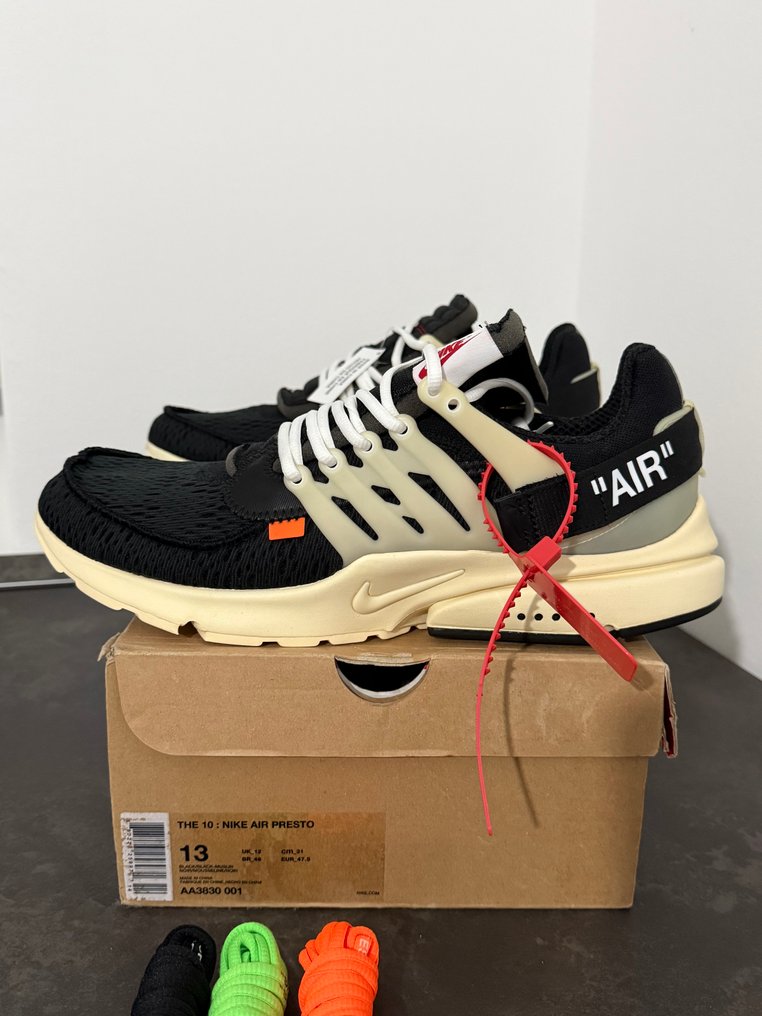 Nike X Off White - Air Presto The 10 Ten Virgil Abloh OG Black - Sneakers - Size: EU 47.5 - New with tags #1.0