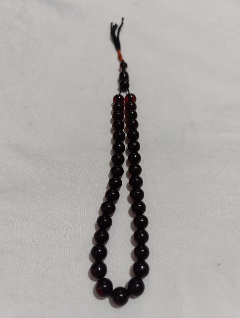  Ροζάριο - Κεχριμπάρι - 1970-1980 - Σπάνια Κομποσκοίνια Προσευχής  #1.0