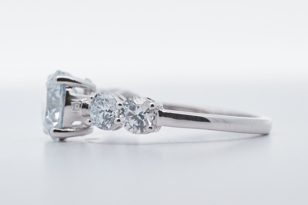 Ei pohjahintaa - Sormus - 14 kt. Valkokulta -  2.31ct. tw. Timantti (Laboratoriossa kasvatettu) - Timantti #4.3