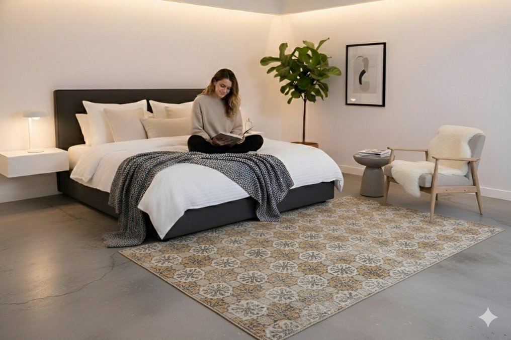 Μπουαμπού vintage - Χαλί - 215 cm - 125 cm - με πιστοποιητικό #4.3