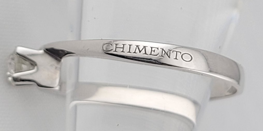 Chimento - Δαχτυλίδι - 18 καράτια Λευκός χρυσός -  0.25ct. tw. Διαμάντι (Φυσικό)  - Εικονικό και Ρομαντικό #4.3