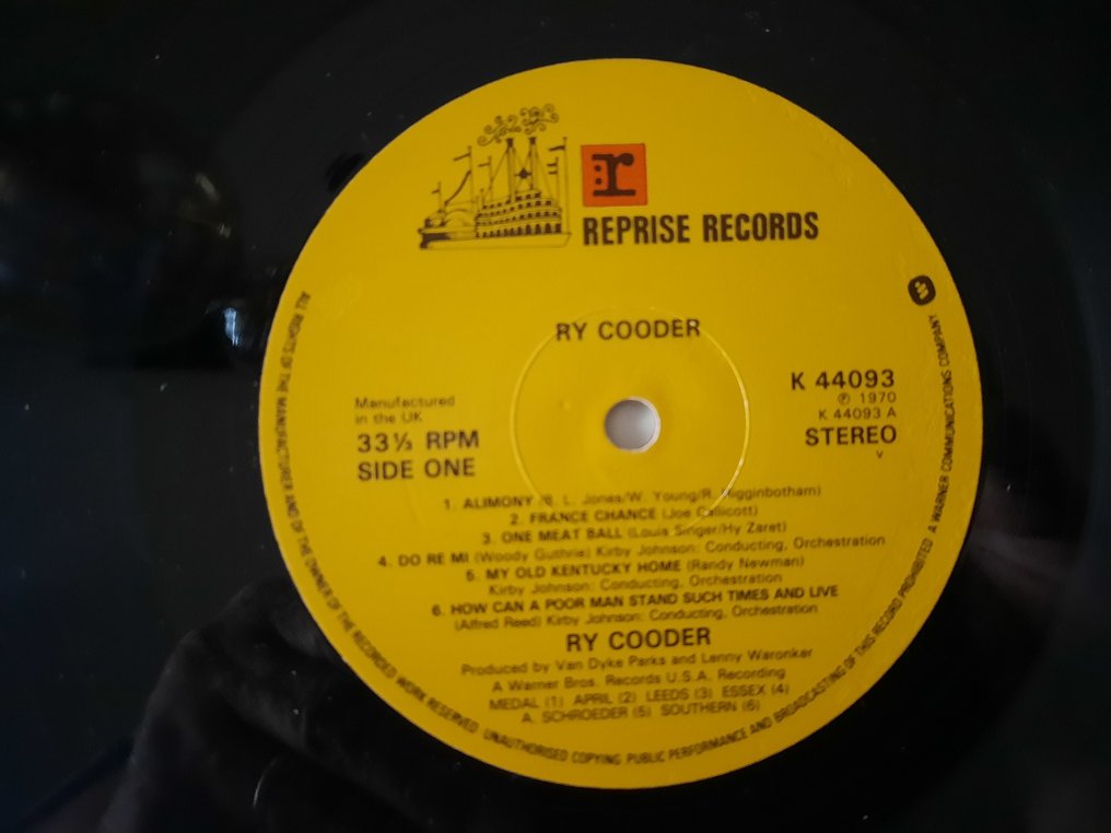 Ry Cooder, Robert Palmer & Related, Jona Lewie - 8 x album - Useita teoksia - Yksittäinen vinyylilevy - 1st Pressing - 1970 #2.1