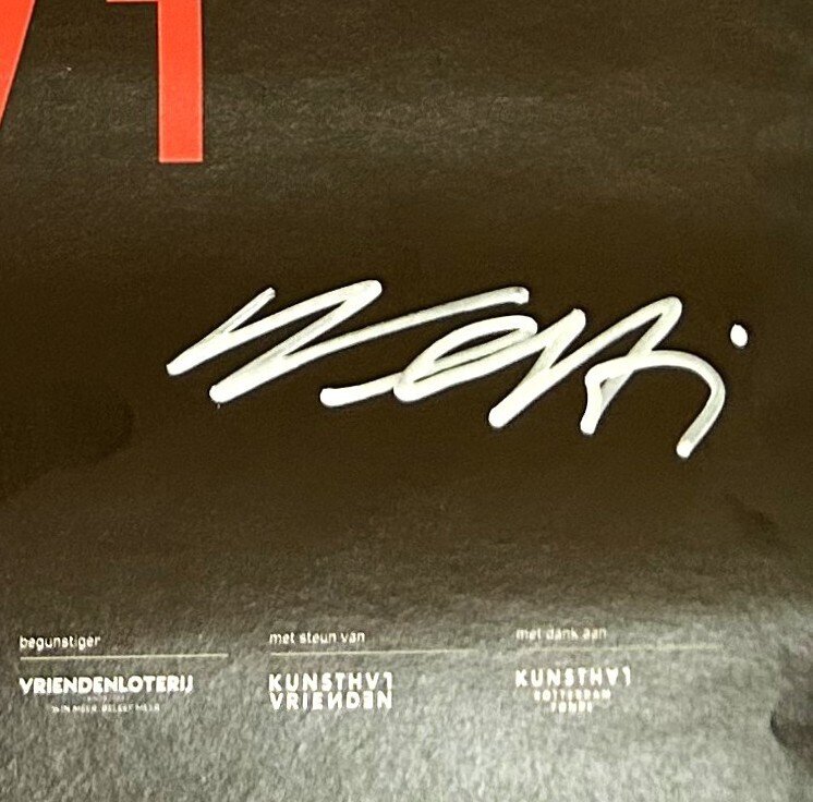 Ai Weiwei - exhibition poster, originally signed. - 2020s #1.0