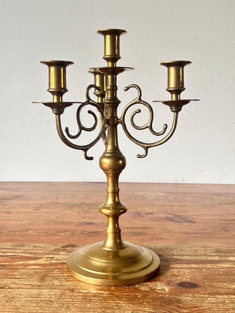 Kandelaar - Koper - 4 armige kandelaar #4.3