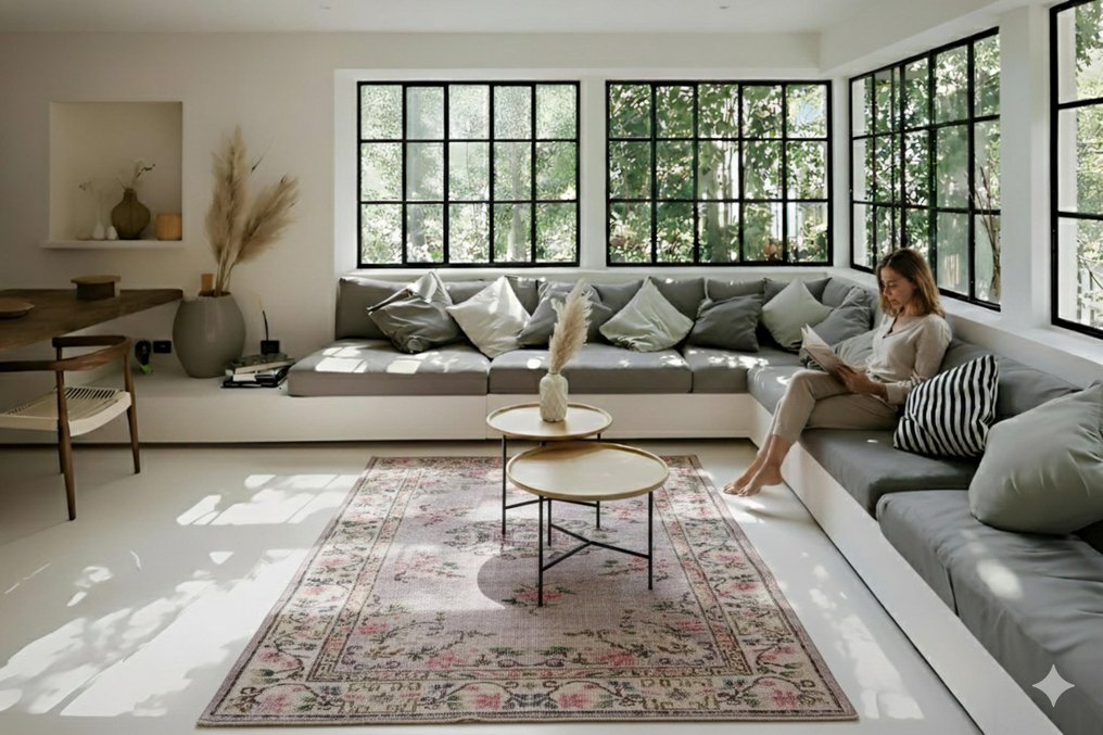 Μπουαμπού vintage - Χαλί - 185 cm - 110 cm - με πιστοποιητικό #2.1