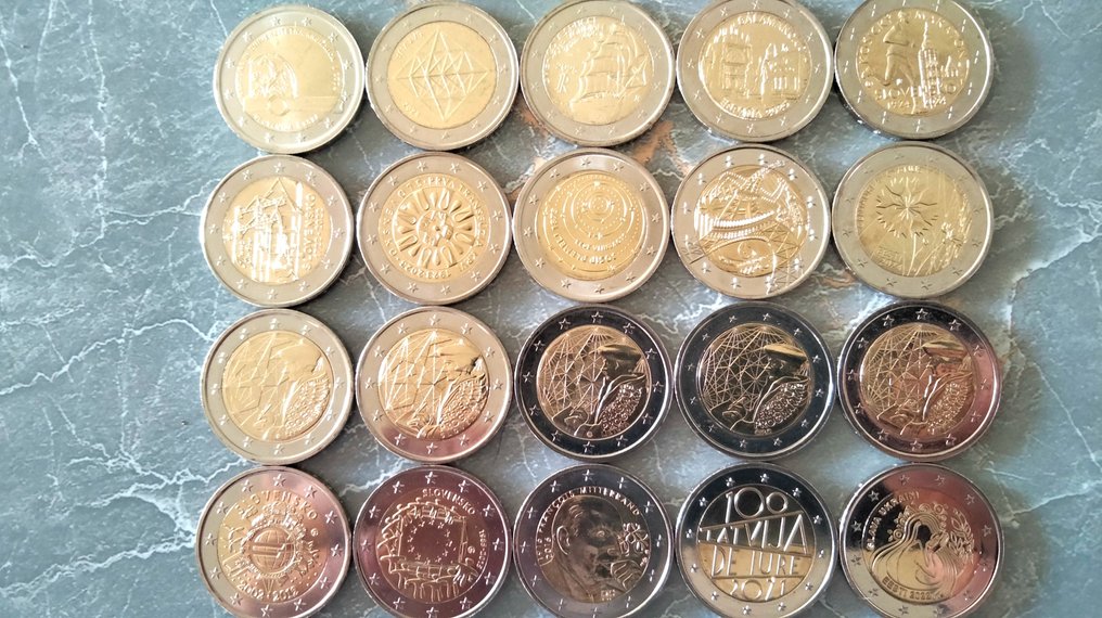 Europa. 2 Euro 2012/2025 (20 pièces) (Ingen mindstepris) #1.0