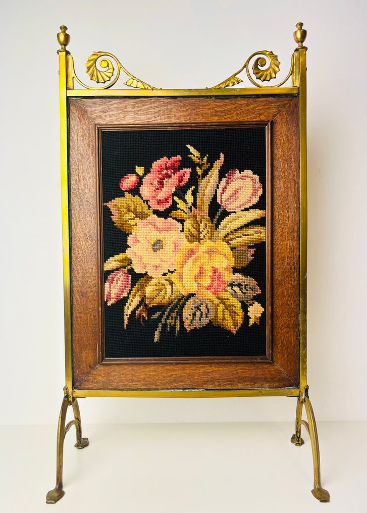 维多利亚时代 壁炉架 - 1900-1910 - 古董壁炉屏风  #1.0