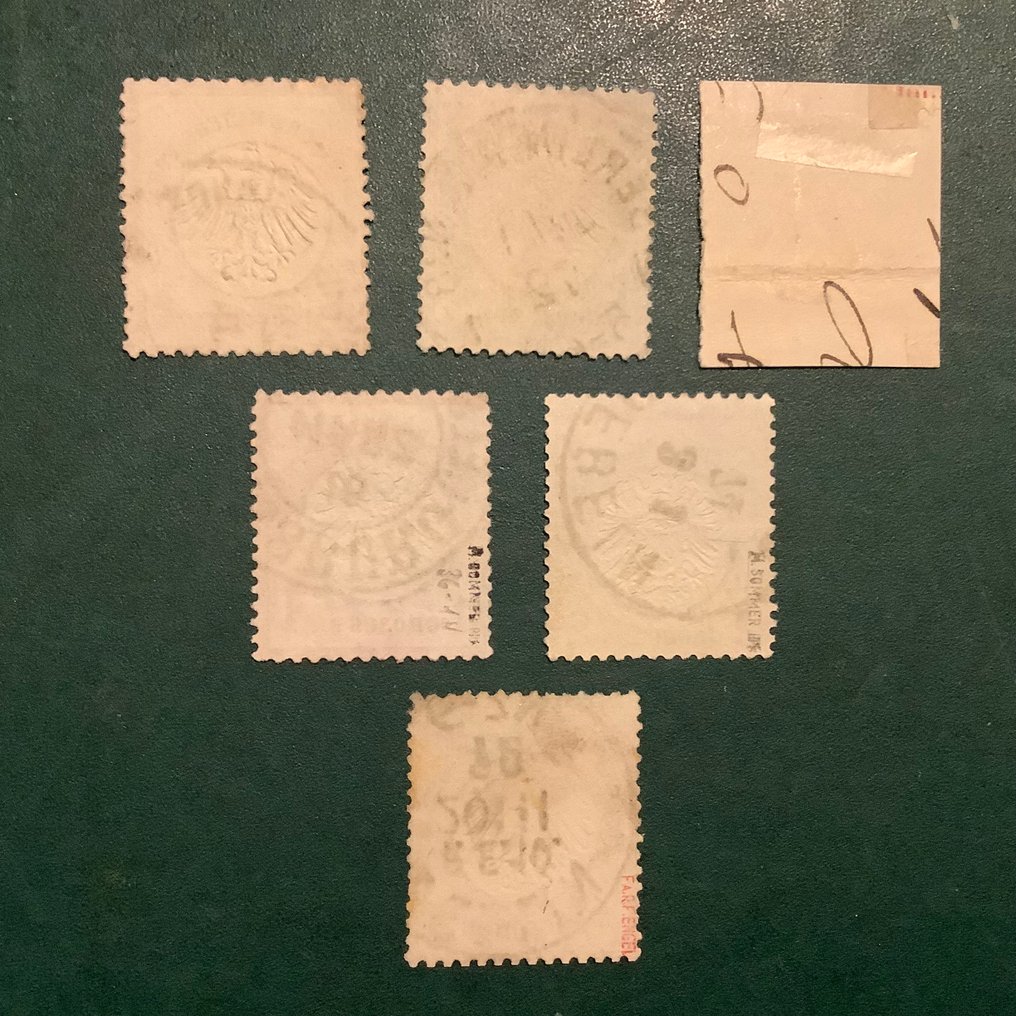 德意志帝国 1872 - Klein Brutschield 所有 Groschen 价值 - 由 Sommer 检验 - Michel 1/6 #4.3