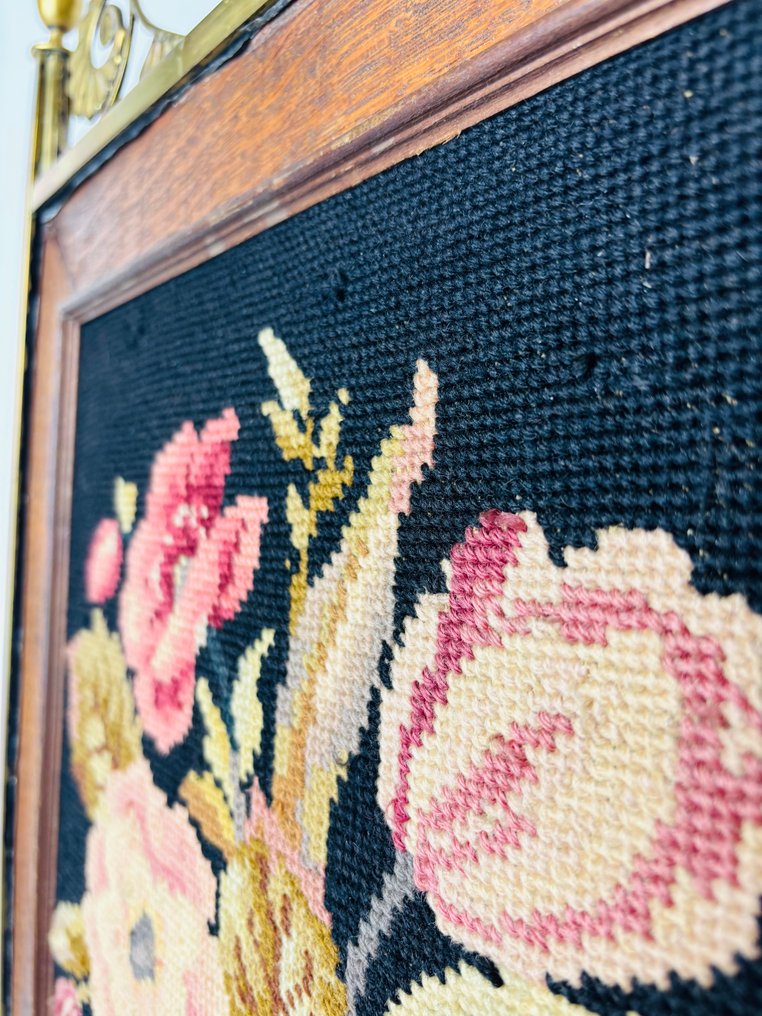 维多利亚时代 壁炉架 - 1900-1910 - 古董壁炉屏风  #4.3