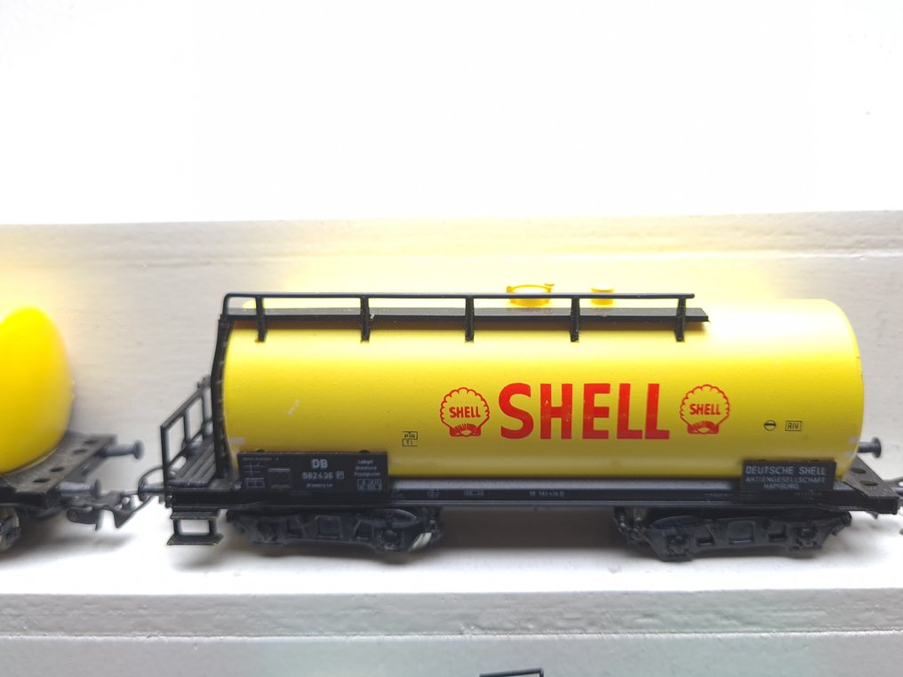 Kleinbahn H0轨 - 模型火车货车组 (9) - 9辆油罐车 'Shell'、'BP' - DB, ÖBB #3.2