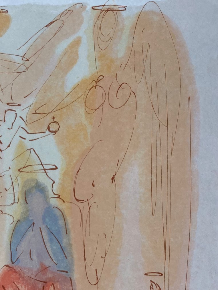 Salvador Dali (1904-1989) - The Garden of Christ - on Japon Nacré paper #4.3