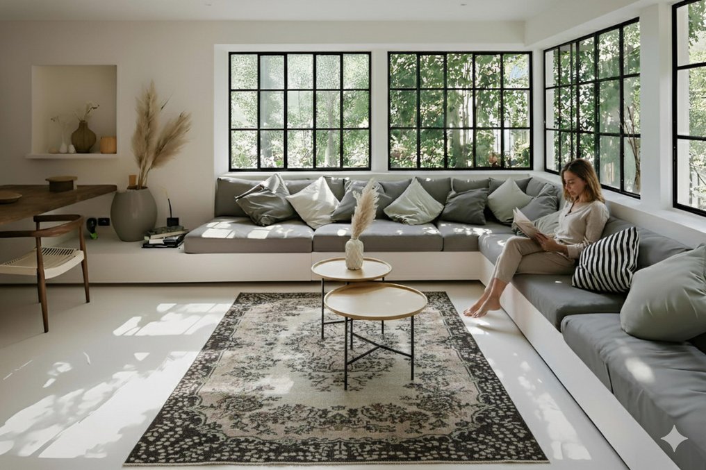 Μπουαμπού vintage - Χαλί - 195 cm - 120 cm - με πιστοποιητικό #2.1