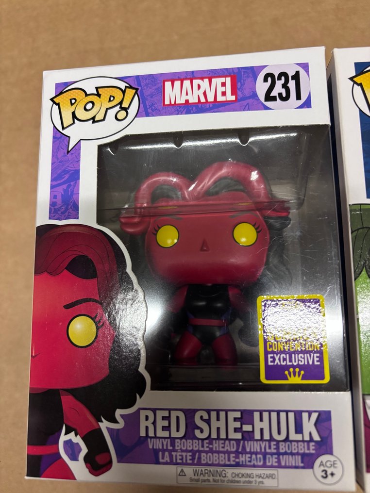 Funko - Toy Lot Funko pop Marvel She Hulk VAULTED - 2010-2020 #1.0