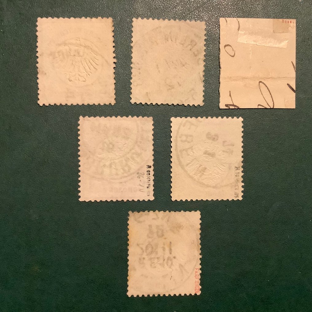 德意志帝国 1872 - Klein Brutschield 所有 Groschen 价值 - 由 Sommer 检验 - Michel 1/6 #2.1