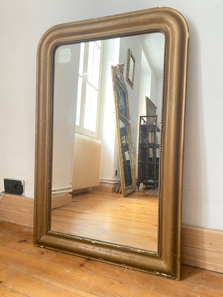 Καθρέφτης  - Ξύλο - Γαλλία, τέλη 19ου αιώνα #1.0