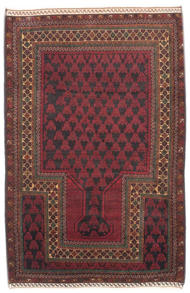 Teppich - 150 cm - 89 cm - Baluchi Afghanen #1.0