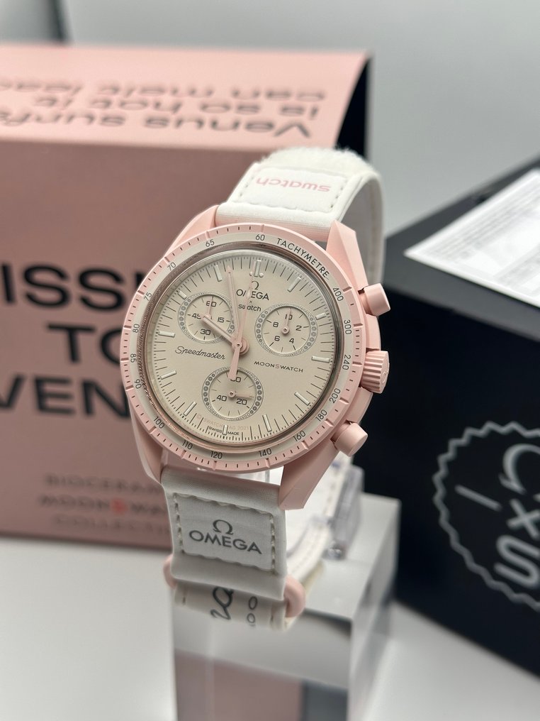 Omega x Swatch - MoonSwatch - Mission to Venus - Ingen mindstepris - SO33P100 - Unisex - 2020+ #2.1