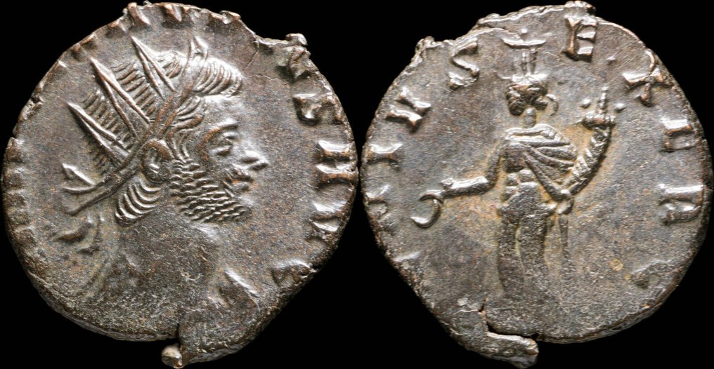 Imperio romano. Claudio Gótico (268-270 e. c.). Antoninianus GENIVS EXERCI (Sin precio de reserva) #1.0