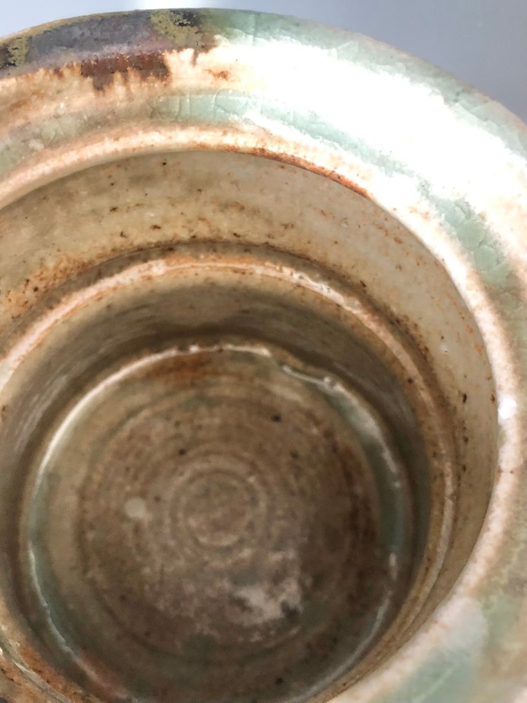 花瓶 - 石器 - 日本 - 美浓-伊贺水指  (没有保留价) #4.3
