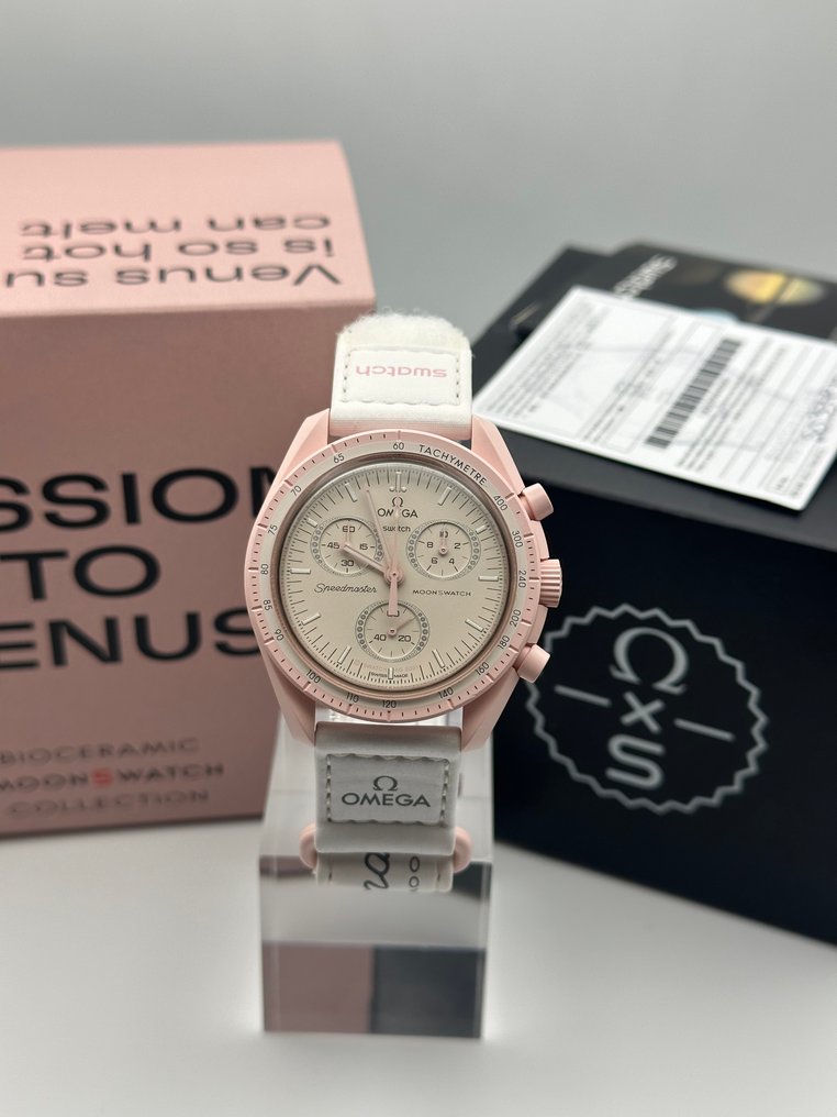 Omega x Swatch - MoonSwatch - Mission to Venus - Ingen mindstepris - SO33P100 - Unisex - 2020+ #1.0