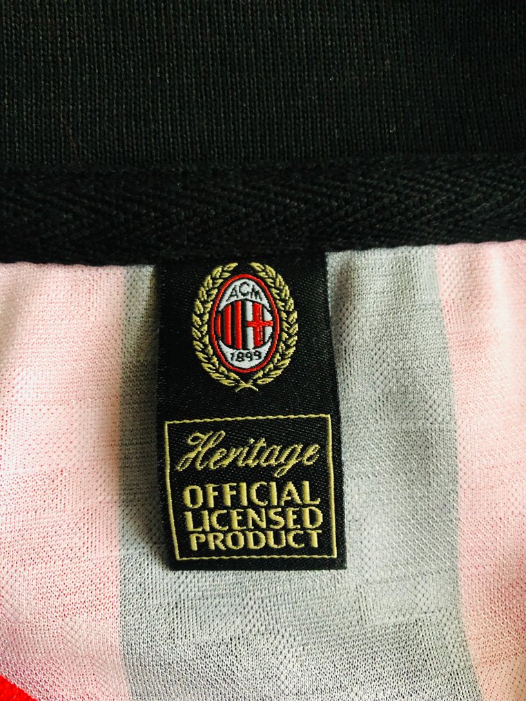 George Weah - Signed AC Milan Shirt: Home, 1995-96  #4.3