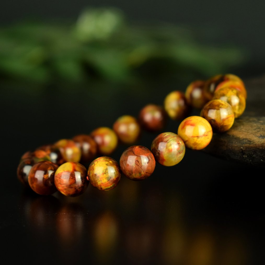 Pietersite raro Phenix Rouge de Namíbia - Tempestade de Fogo - Qualidade gema- 27.3 g #1.0