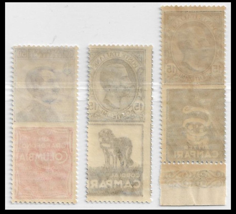 Olasz Királyság 1924/1925 - FRANCOBOLLI reklám Lotto - új mix - MNH/MLH #4.3