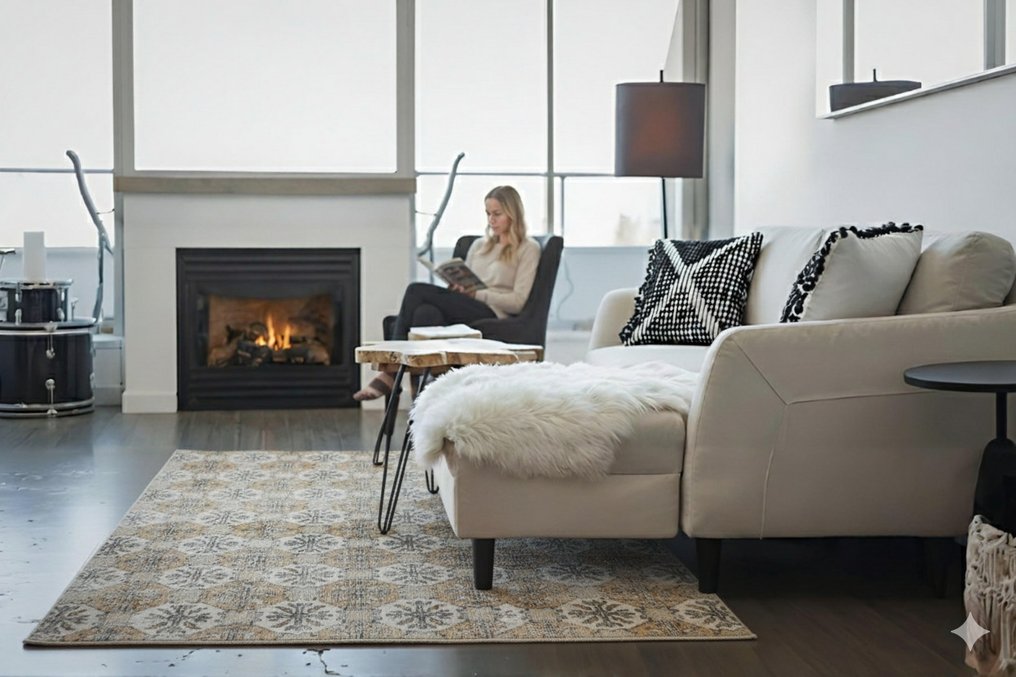 Μπουαμπού vintage - Χαλί - 215 cm - 125 cm - με πιστοποιητικό #1.0