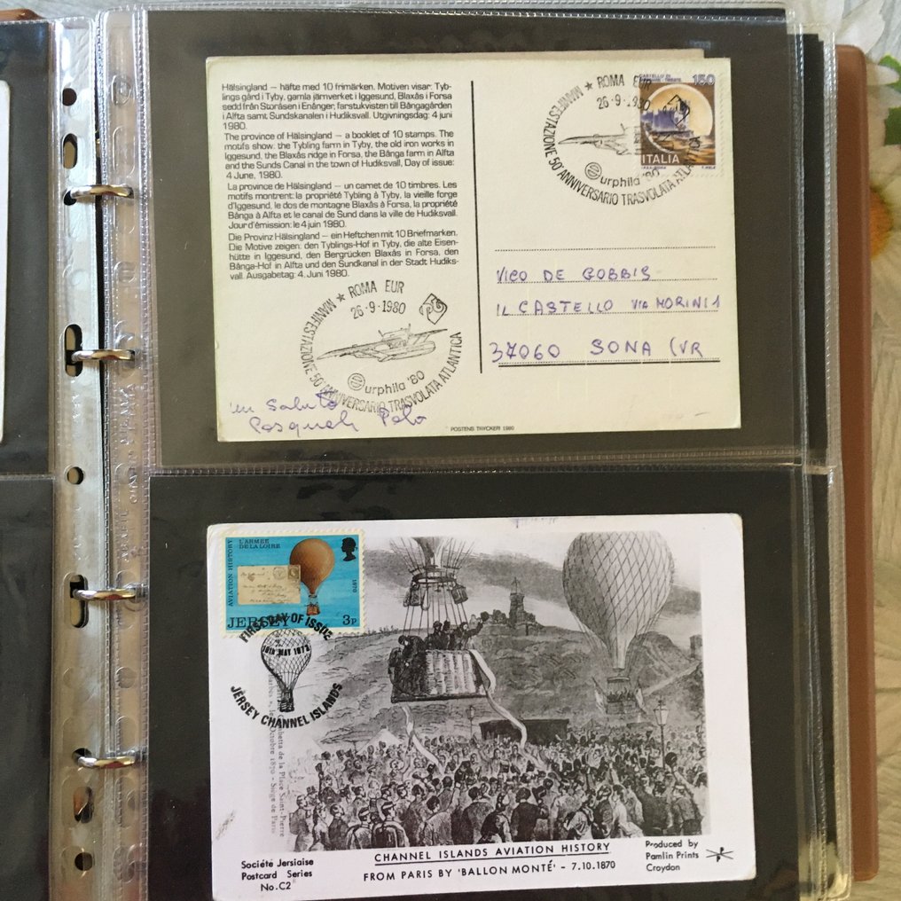 Wereld  - Bella collectie van FDC-enveloppen en verzonden enveloppen, met als thema ruimte – astronautiek en #4.3